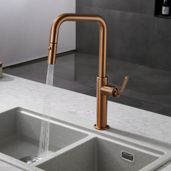 Μπαταρία Κουζίνας IMEX NIZA GCE027/ORC Ροζ Χρυσό Ματ/ Χαλκού